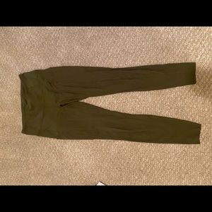 olive green lululemon leggings